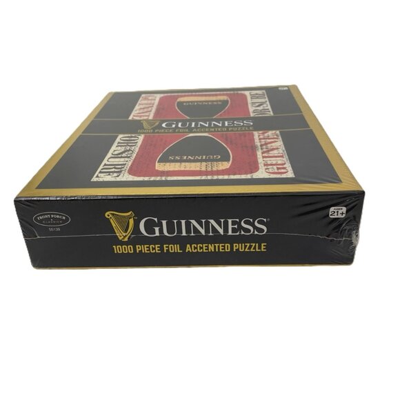 Guinness Beer 1000 Piece Puzzle Foil Accented Sealed - Picture 2 of 4